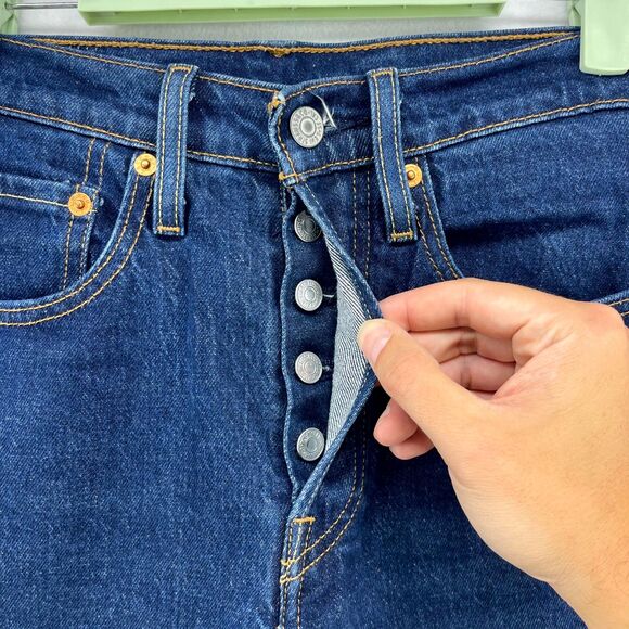 Levi Strauss & Co. 501 xx Big E Tab Button Front Jeans Ladies size 26W 30L - Picture 8 of 15